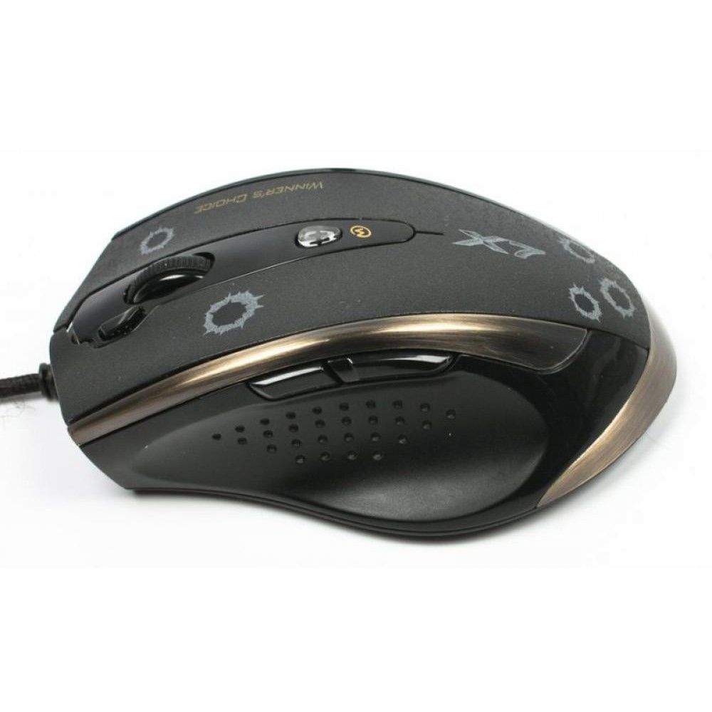 Mouse Gamer A4Tech Game F3 VTrack USB 3000Dpi Black Pichau